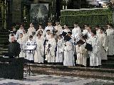 Recital de villancicos de la Escolanía del Valle de los Caídos en El Escorial y encuentro con Mons. Frisina