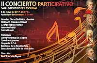 Participación de la Escolanía del Valle de los Caídos en el II Concierto participativo en San Lorenzo de El Escorial