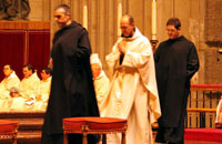 Profesión simple de Fray Luis Moreno y Fray Javier Martín