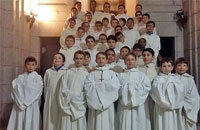 Elección del nuevo Obispillo de la Escolanía del Valle de los Caídos