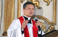 Visita de los Obispos Auxiliares de Madrid y Lima al Valle de los Caídos