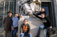 Visita de la escolanía a la Biblioteca Nacional