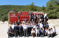 Inicio de curso de la Escolanía y visita de los Bomberos