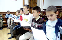 Actuación de la Escolanía